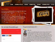 Tablet Screenshot of e-werk-eschwege.de